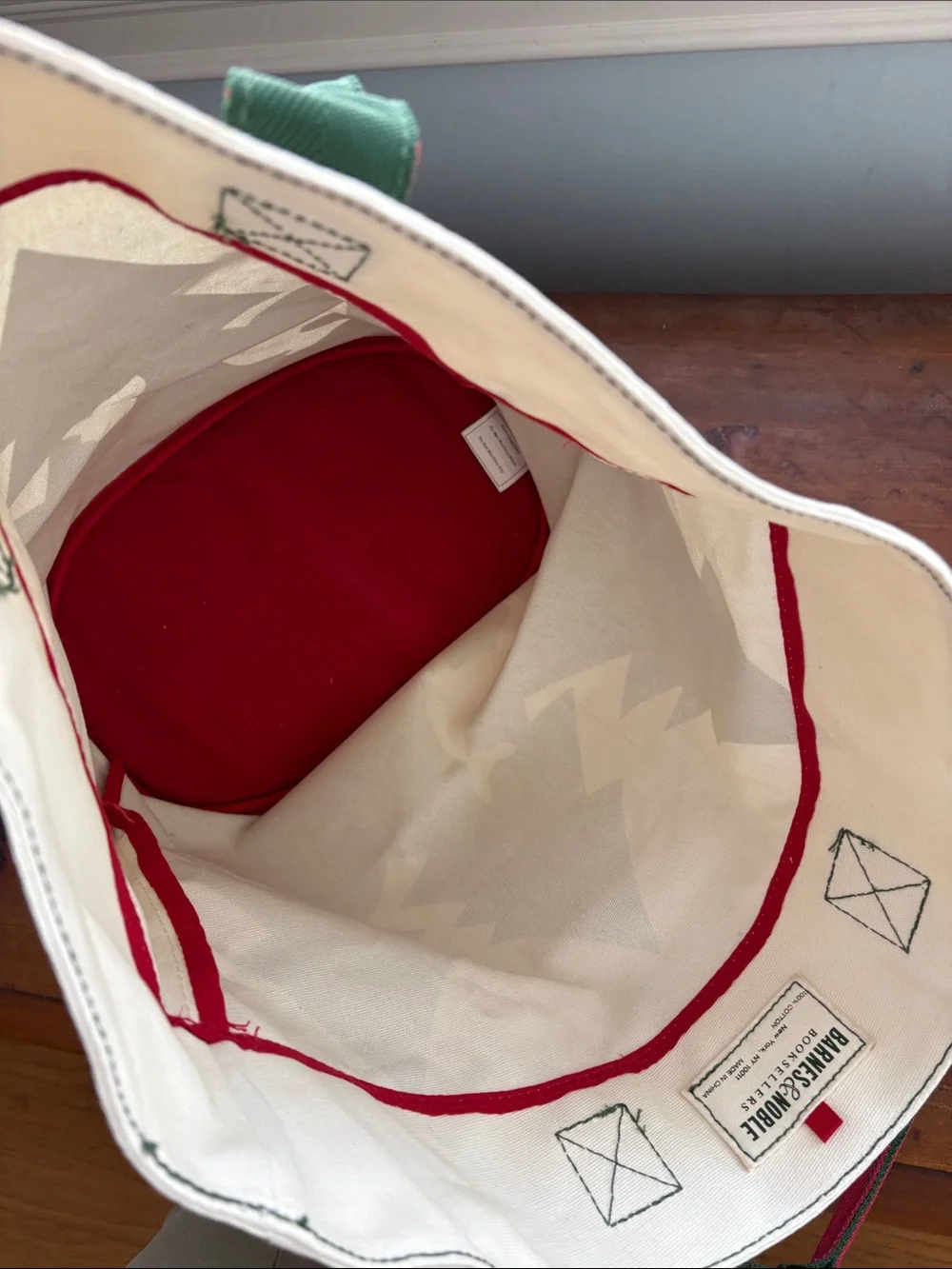 Barnes & Noble Booksellers Holiday  Canvas  Tote Bag